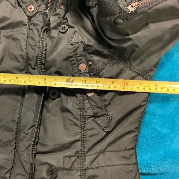 Triple Five Soul Essentials Winter Hooded Cotton Coat Y2K - Picture 11 of 13